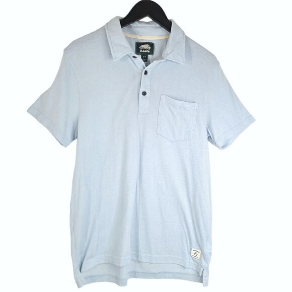 Roots Light Blue Collared Shirt - Picture 1 of 8